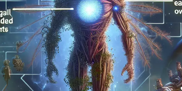 机械巨人冒险，深空场景中的角色成长与心理挣扎。